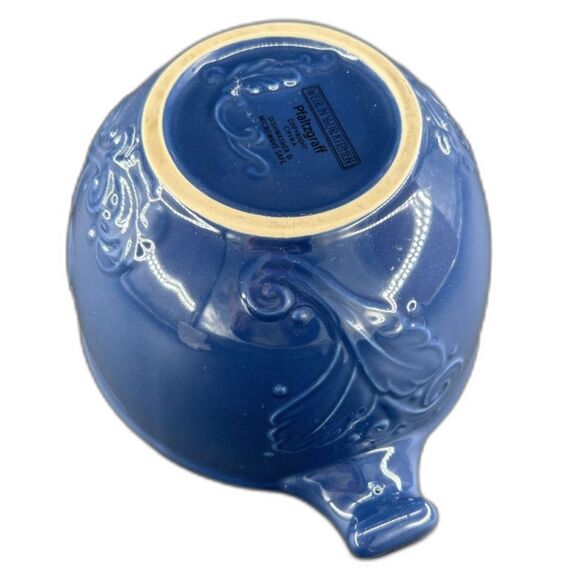 VTG Pfaltzgraff, Weir In Your Kitchen Chicory Blue 9 1/2"x 4 1/2" Batter Bowl - Picture 7 of 9